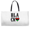 black love Weekender Totes
