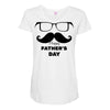 happy father's day Maternity Scoop Neck T-shirt