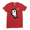 bad skull Ladies Fitted T-Shirt