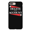 delete your account iPhone 8 Plus