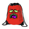 monster face Drawstring Bags