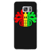 rasta skull and crossbones reggae dub club rave Samsung Galaxy S7