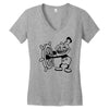 trollface steamboat Women's V-Neck T-Shirt