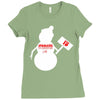 snowman   jake paul   red Ladies Fitted T-Shirt