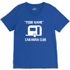 personalised your name caravan club funny gift V-Neck Tee
