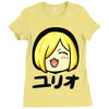 yuri on ice happy Ladies Fitted T-Shirt
