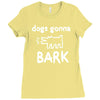 the janoskians dogs gonna bark Ladies Fitted T-Shirt