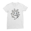 ghost problems Ladies Fitted T-Shirt