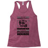 Never Underestimate A Grandfather With An Engineer Degree Racerback Tank