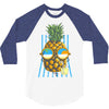 pineapple sunbathe 3/4 Sleeve Shirt