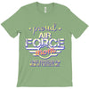 military, women's proud air force mom of her military son u T-Shirt