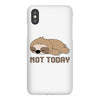 Sloth Says Not Today iPhoneX