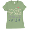 van desert Ladies Fitted T-Shirt