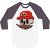 mario skull 3/4 Sleeve Shirt