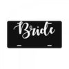 bride white License Plate