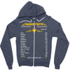 Taurus Facts Zodiac Zipper Hoodie