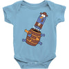 pop up knuckles1 Baby Onesie