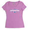 contradictions Women's Triblend Scoop T-shirt