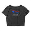 trump 2016 there will be hell toupee Crop Top