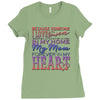 my mom is in heaven forever Ladies Fitted T-Shirt
