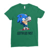 caffeine boost Ladies Fitted T-Shirt