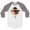pug life 3/4 Sleeve Shirt
