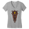vaatu pattern Women's V-Neck T-Shirt