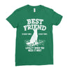Best Friend German Shepherd Ladies Fitted T-Shirt