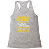 chief cook because badass miracle worker isn't an official job title Racerback Tank