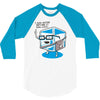 hipster ice cube 3/4 Sleeve Shirt