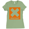 irritant mens Ladies Fitted T-Shirt