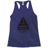 i do smart things Racerback Tank