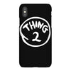thing 1 and thing 2 red dr suess cat in a hat fancy fun iPhoneX