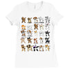 dabbing animals Ladies Fitted T-Shirt