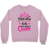 Celebrating With the 6th Birthday Queen Crewneck Sweatshirt