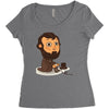 abraham play the game Women's Triblend Scoop T-shirt