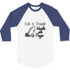 life is fragile 3/4 Sleeve Shirt