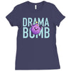 drama bomb Ladies Fitted T-Shirt