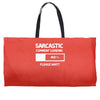 sarcastic comment loading please wait funny cool humour Weekender Totes