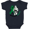 never stop fighting Baby Bodysuit