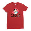 creme fraiche Ladies Fitted T-Shirt