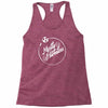 mostly harmless Racerback Tank