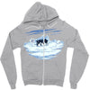 no bowling!!! Zipper Hoodie