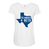 tejanos for beto Maternity Scoop Neck T-shirt
