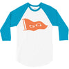 go flag 3/4 Sleeve Shirt