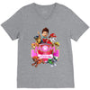 paw patrol birthday girl mom V-Neck Tee