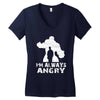 I'm Alway Angry Women's V-Neck T-Shirt