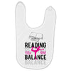 Reading Yoga Wine Balance Baby Bibs