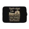 that`s what i do drive Laptop sleeve