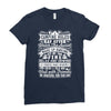 our camping rules Ladies Fitted T-Shirt
